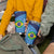 Custom Brazil Football Tumbler Cup Vamos Selecao - Blue - Wonder Print Shop