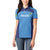 Custom Brazil Football Women Polo Shirt Vamos Selecao - Blue - Wonder Print Shop