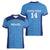Custom Brazil Football Women V-Neck T-Shirt Vamos Selecao - Blue - Wonder Print Shop
