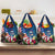 United States And Samoa Grocery Bag USA Flag Eagle Mix Samoan Coat Of Arms