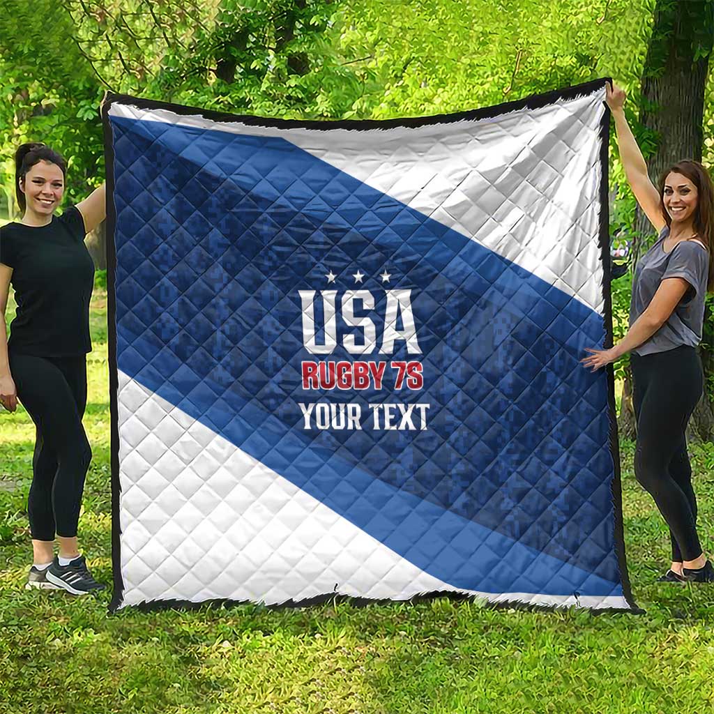 Custom USA Rugby 2025 Quilt Go Champions Eagles - Wonder Print Shop