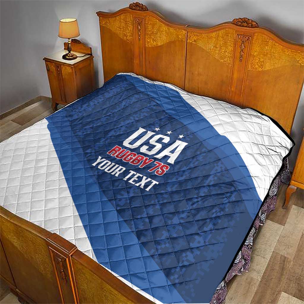 Custom USA Rugby 2025 Quilt Go Champions Eagles - Wonder Print Shop