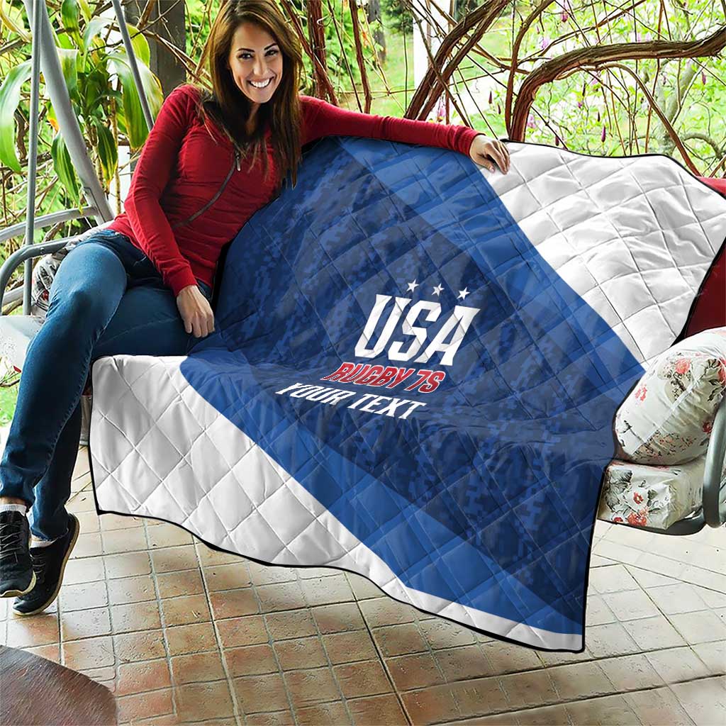 Custom USA Rugby 2025 Quilt Go Champions Eagles - Wonder Print Shop