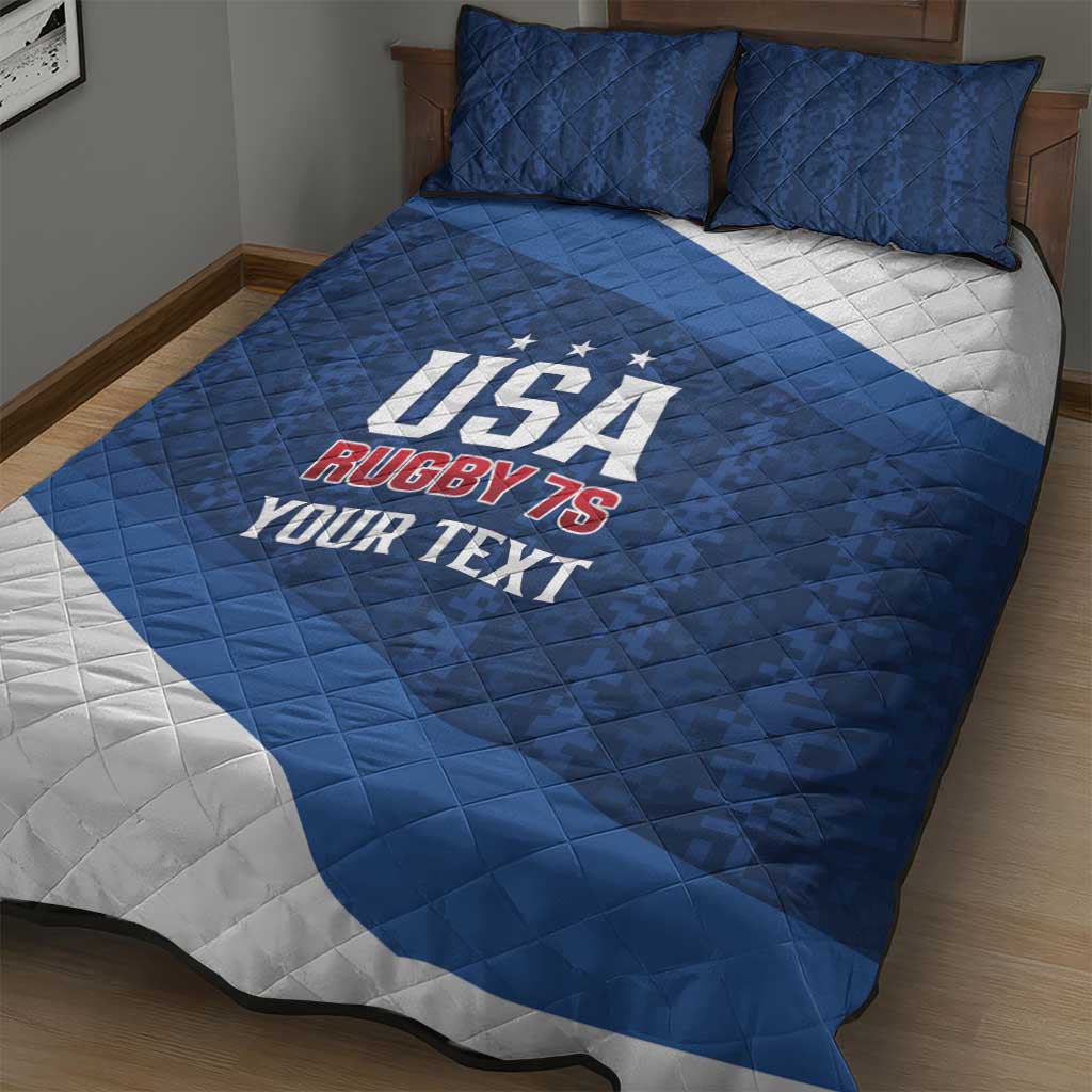 Custom USA Rugby 2025 Quilt Bed Set Go Champions Eagles - Wonder Print Shop