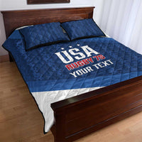 Custom USA Rugby 2025 Quilt Bed Set Go Champions Eagles - Wonder Print Shop