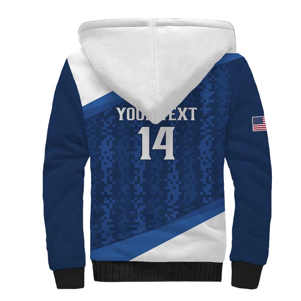 Custom USA Rugby 2025 Sherpa Hoodie Go Champions Eagles - Wonder Print Shop