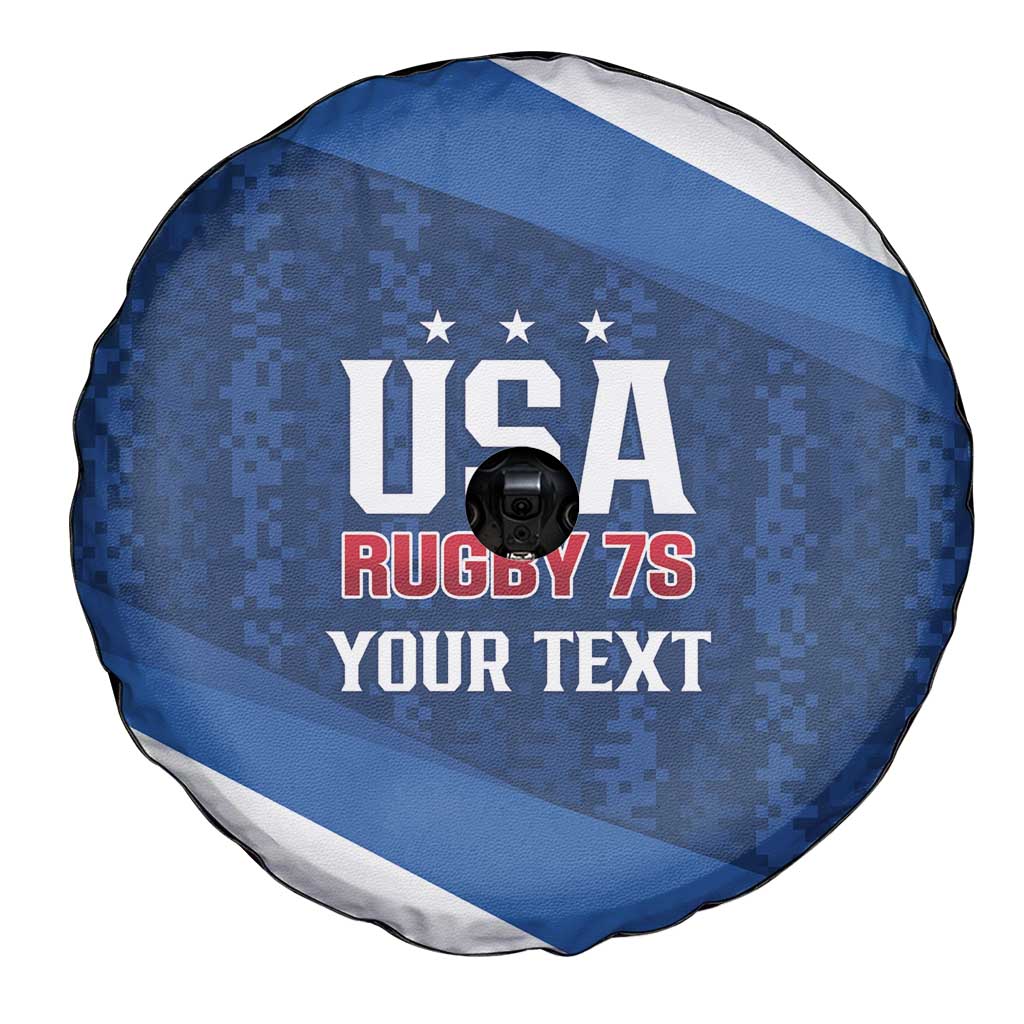 Custom USA Rugby 2025 Spare Tire Cover Go Champions Eagles - Wonder Print Shop