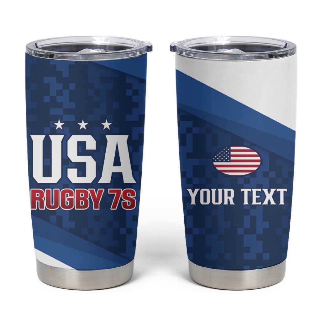 Custom USA Rugby 2025 Tumbler Cup Go Champions Eagles - Wonder Print Shop
