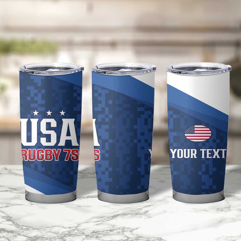 Custom USA Rugby 2025 Tumbler Cup Go Champions Eagles - Wonder Print Shop