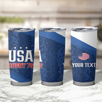 Custom USA Rugby 2025 Tumbler Cup Go Champions Eagles - Wonder Print Shop