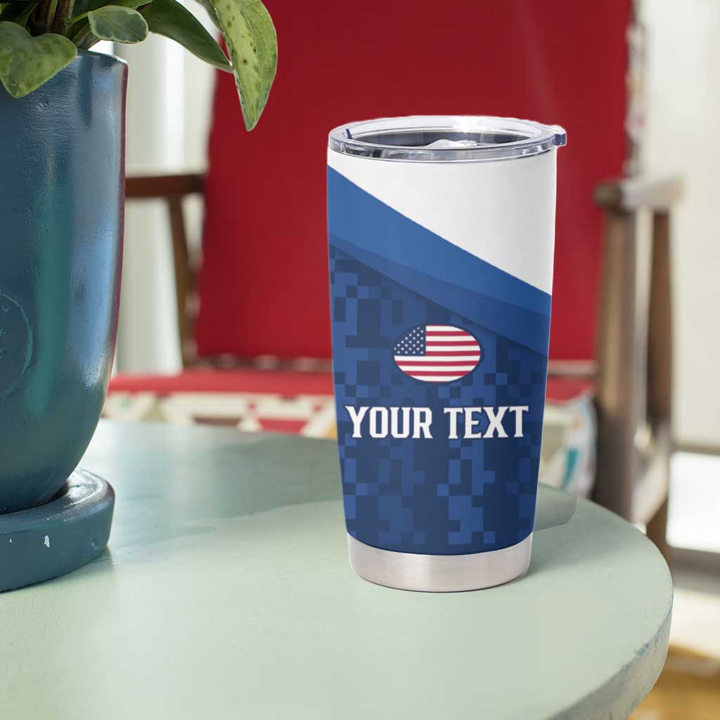 Custom USA Rugby 2025 Tumbler Cup Go Champions Eagles - Wonder Print Shop