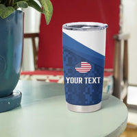 Custom USA Rugby 2025 Tumbler Cup Go Champions Eagles - Wonder Print Shop