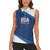 Custom USA Rugby 2025 Women Sleeveless Polo Shirt Go Champions Eagles - Wonder Print Shop