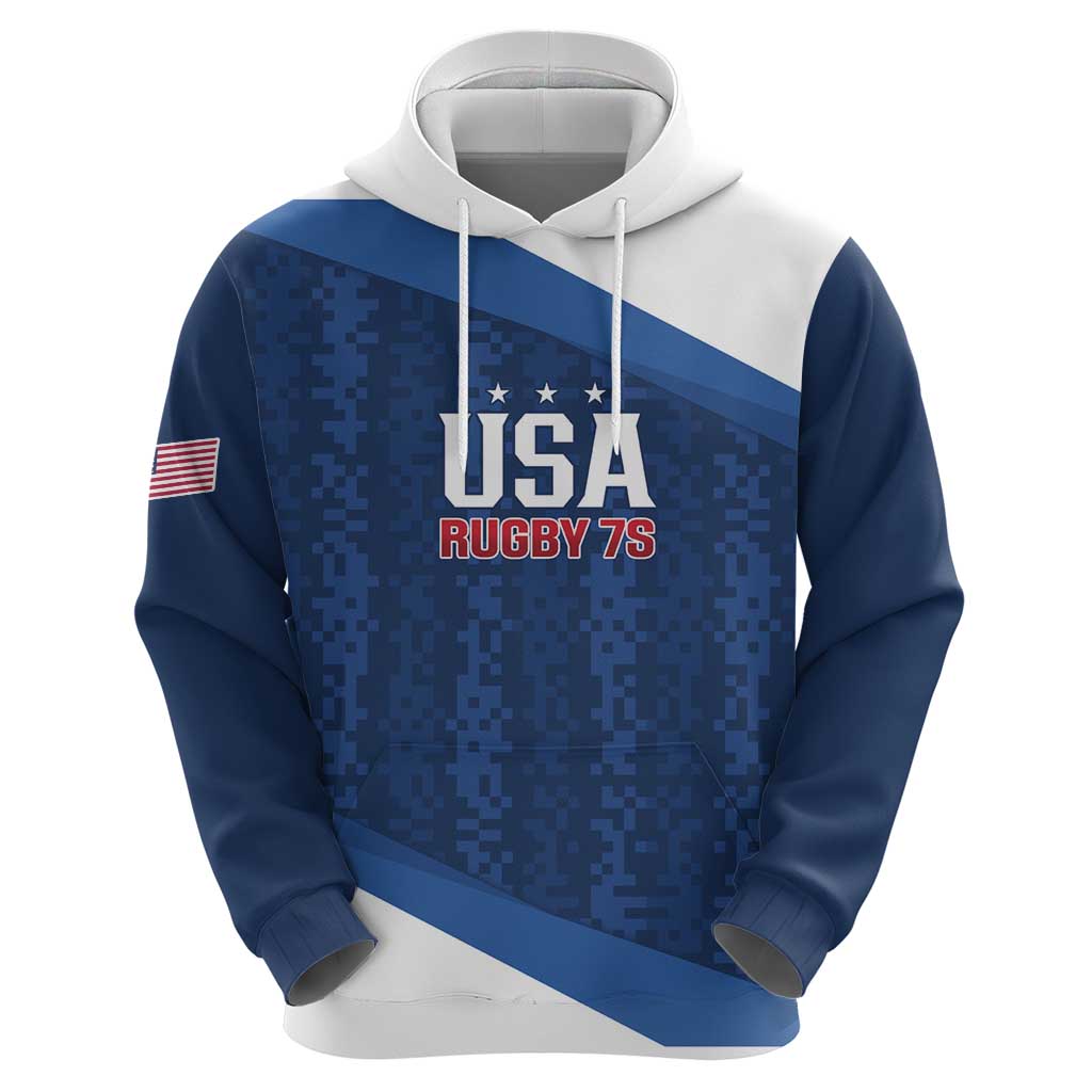 Custom USA Rugby 2025 Zip Hoodie Go Champions Eagles - Wonder Print Shop