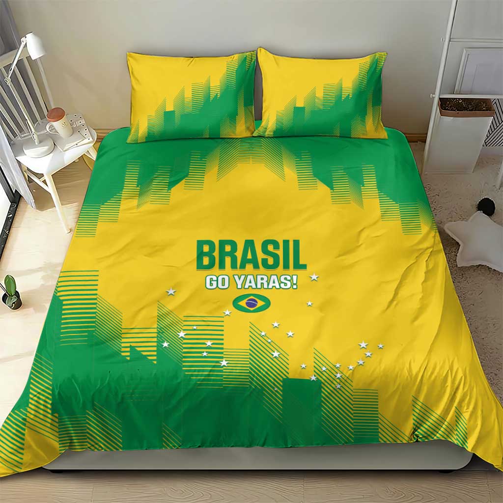 Brasil Rugby 2025 Bedding Set Go Champions Yaras - Wonder Print Shop