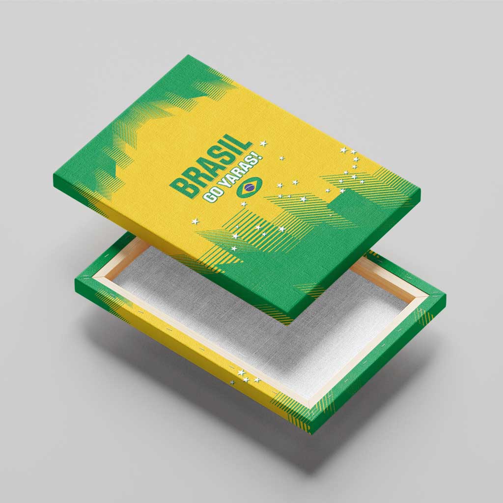 Brasil Rugby 2025 Canvas Wall Art Go Champions Yaras - Wonder Print Shop