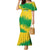 Custom Brasil Rugby 2025 Family Matching Mermaid Dress and Hawaiian Shirt Go Champions Yaras - Wonder Print Shop