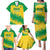 Custom Brasil Rugby 2025 Family Matching Puletasi and Hawaiian Shirt Go Champions Yaras - Wonder Print Shop