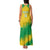 Custom Brasil Rugby 2025 Family Matching Tank Maxi Dress and Hawaiian Shirt Go Champions Yaras - Wonder Print Shop