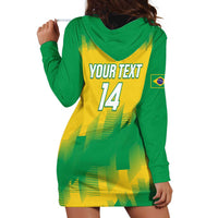 Custom Brasil Rugby 2025 Hoodie Dress Go Champions Yaras - Wonder Print Shop