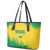 Brasil Rugby 2025 Leather Tote Bag Go Champions Yaras - Wonder Print Shop