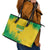 Brasil Rugby 2025 Leather Tote Bag Go Champions Yaras - Wonder Print Shop