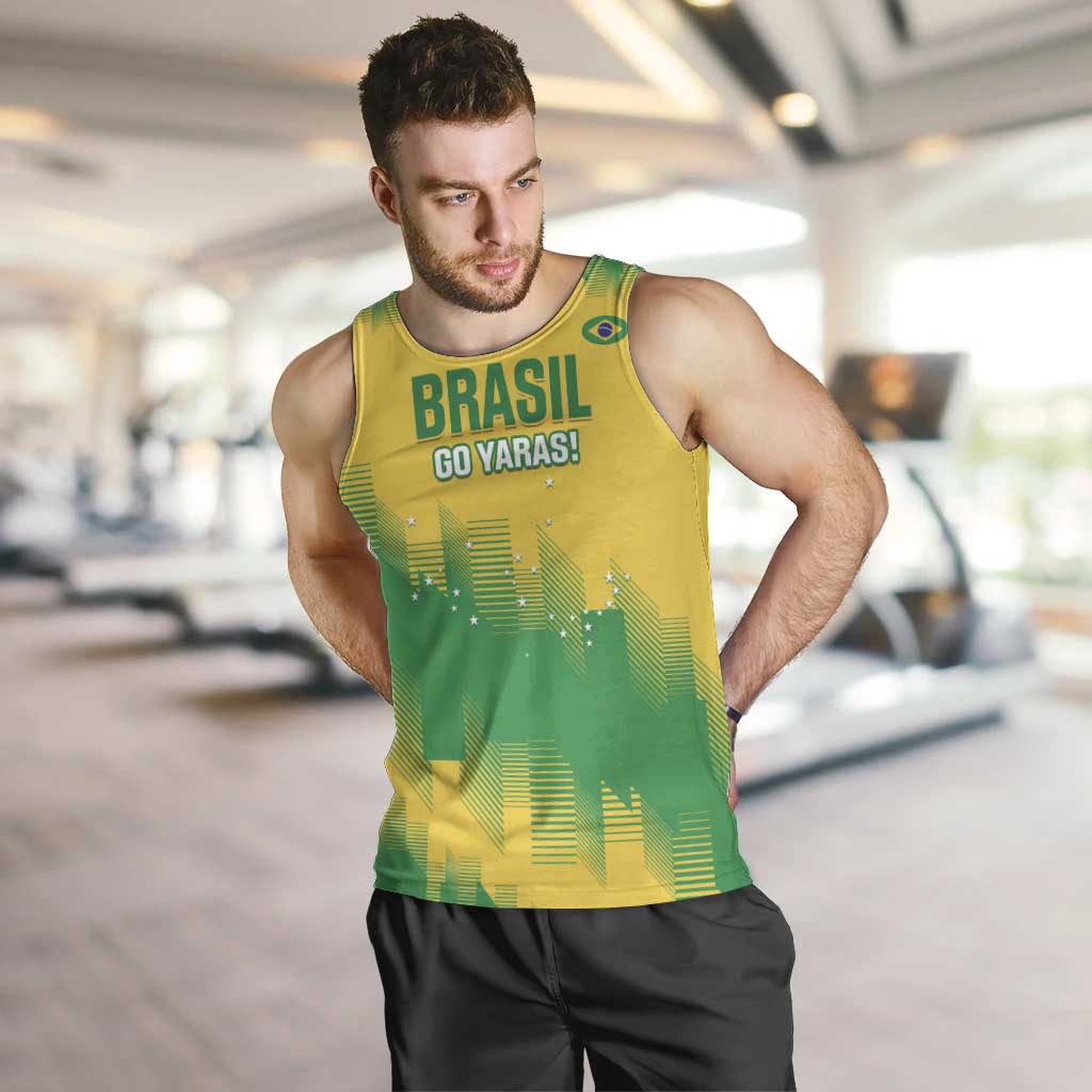 Custom Brasil Rugby 2025 Men Tank Top Go Champions Yaras - Wonder Print Shop