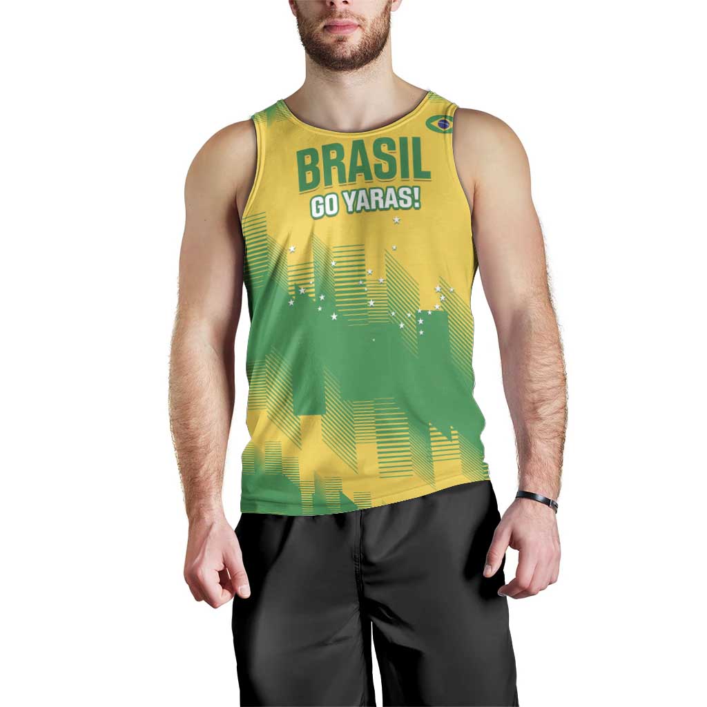 Custom Brasil Rugby 2025 Men Tank Top Go Champions Yaras - Wonder Print Shop
