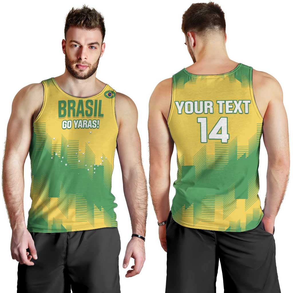 Custom Brasil Rugby 2025 Men Tank Top Go Champions Yaras - Wonder Print Shop