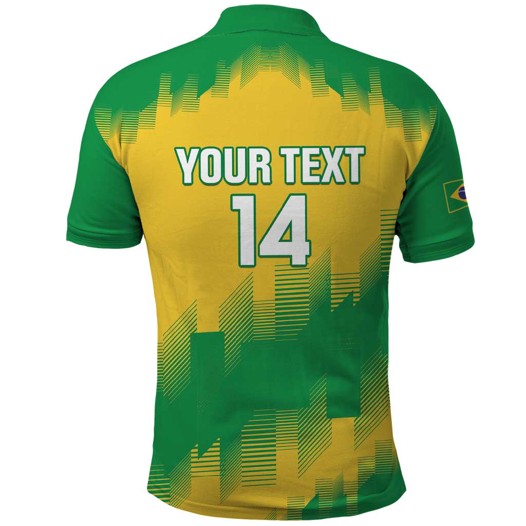 Custom Brasil Rugby 2025 Polo Shirt Go Champions Yaras - Wonder Print Shop