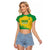 Custom Brasil Rugby 2025 Raglan Cropped T Shirt Go Champions Yaras - Wonder Print Shop