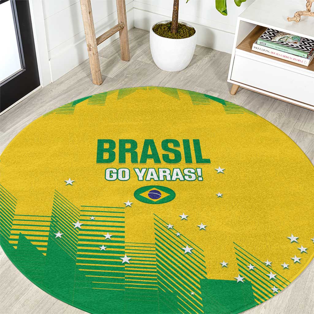 Custom Brasil Rugby 2025 Round Carpet Go Champions Yaras