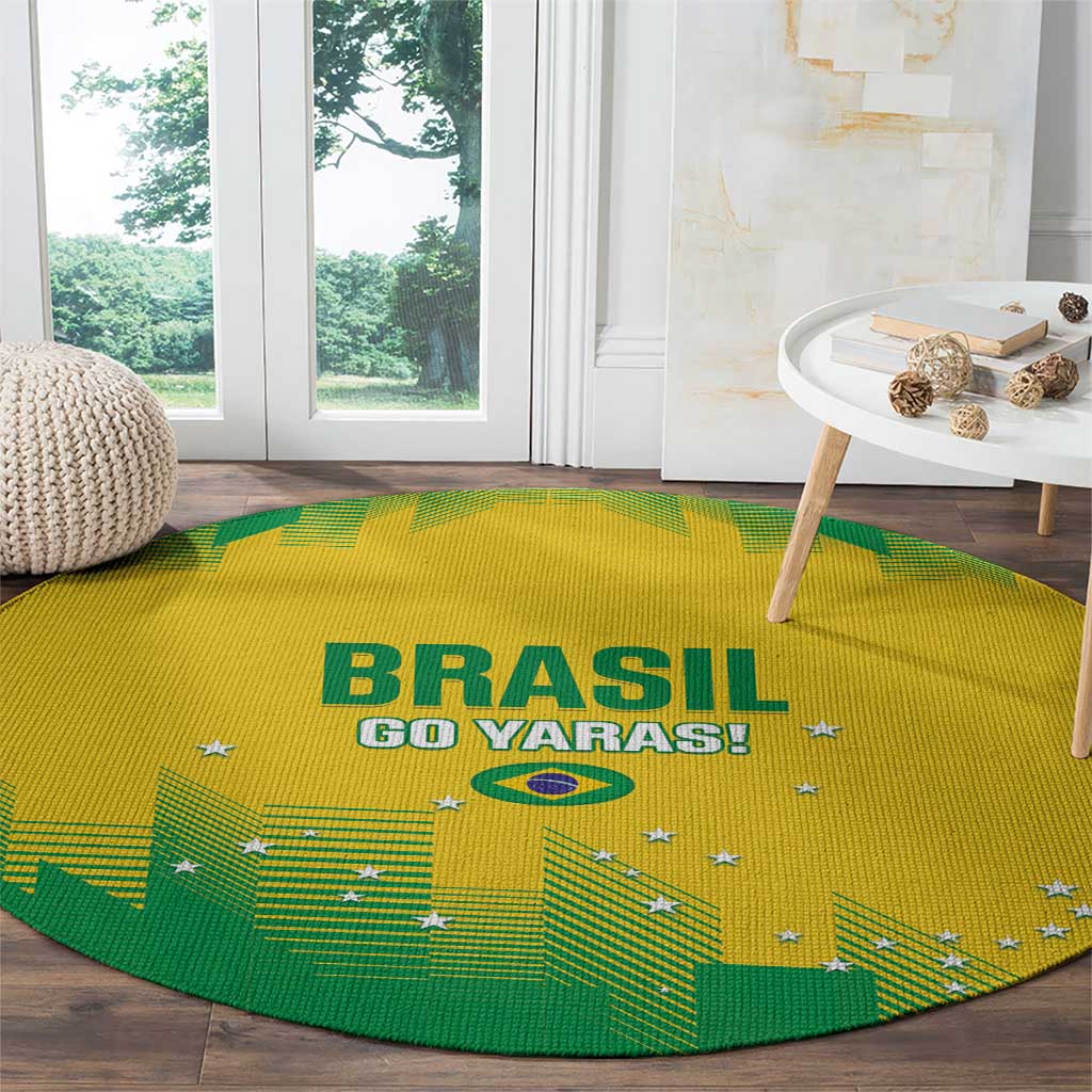 Custom Brasil Rugby 2025 Round Carpet Go Champions Yaras
