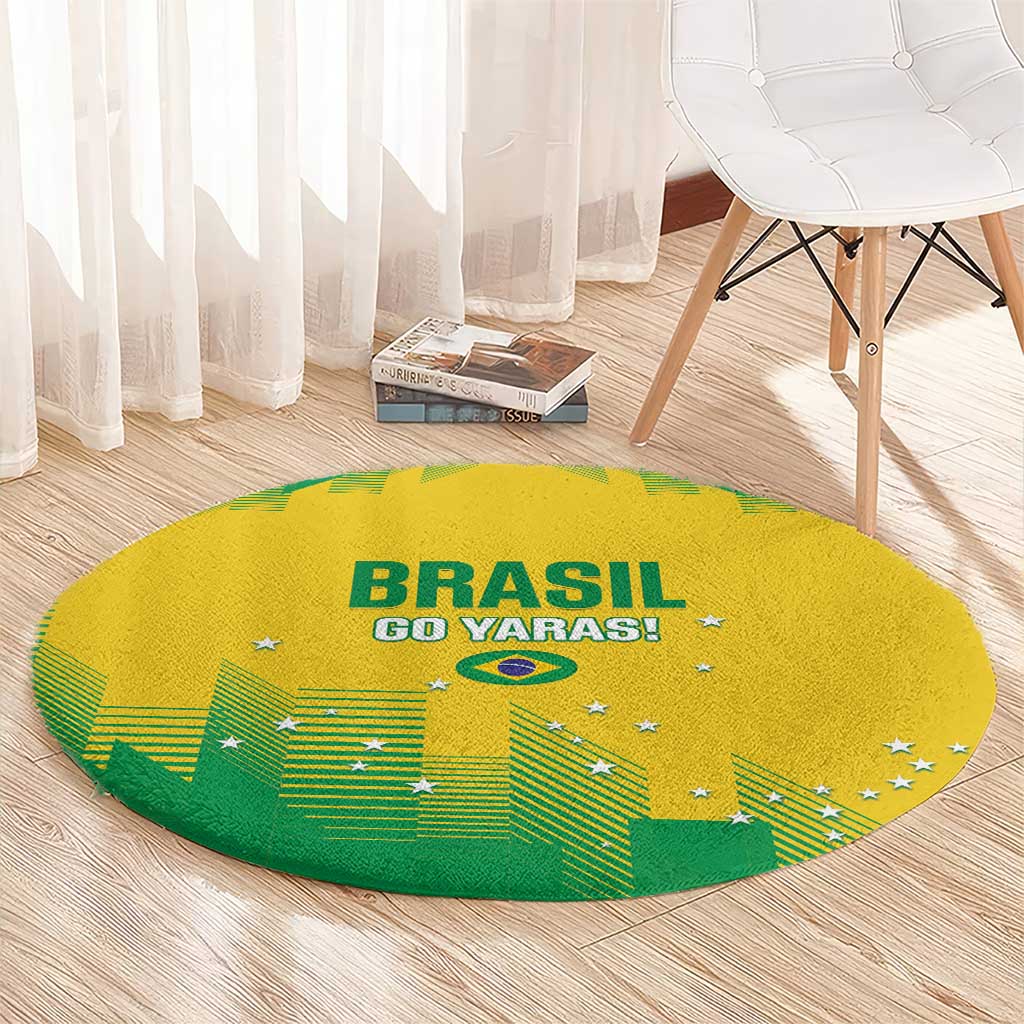 Custom Brasil Rugby 2025 Round Carpet Go Champions Yaras