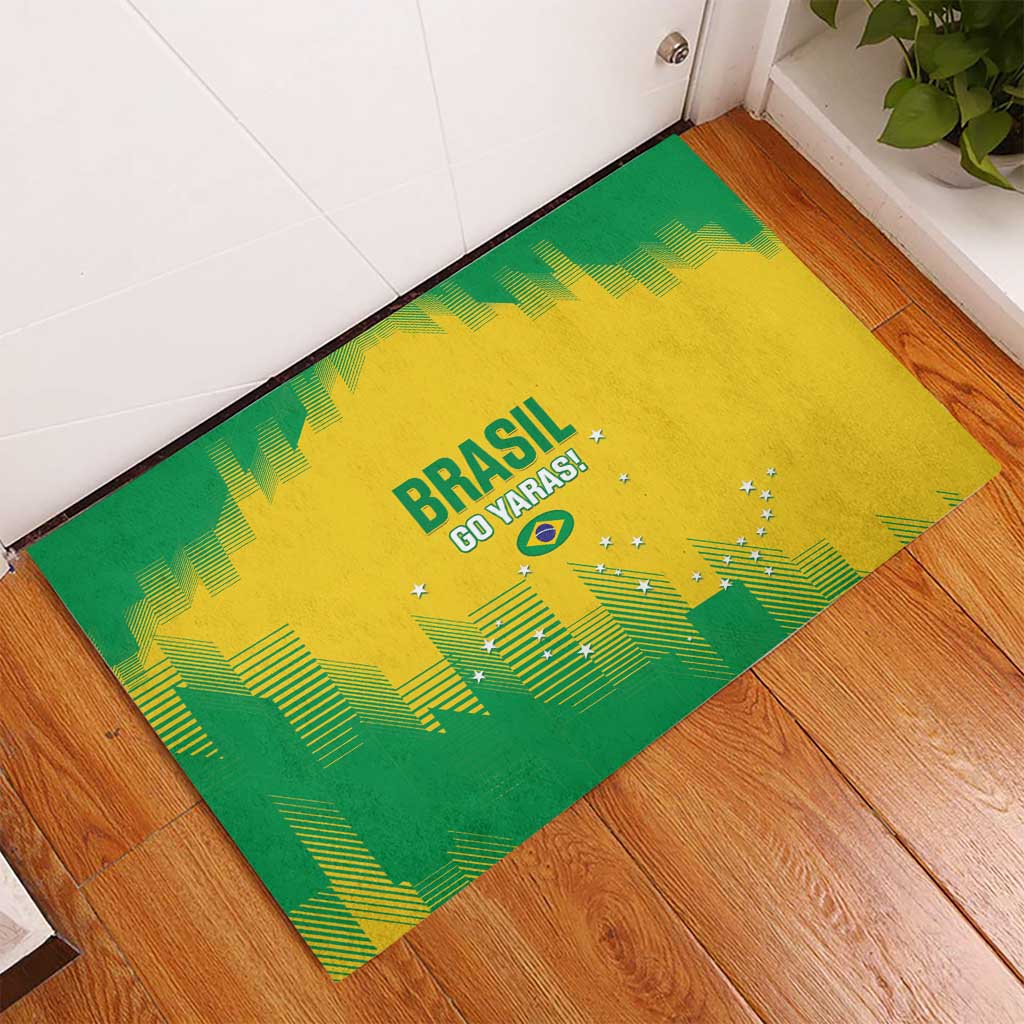 Brasil Rugby 2025 Rubber Doormat Go Champions Yaras - Wonder Print Shop