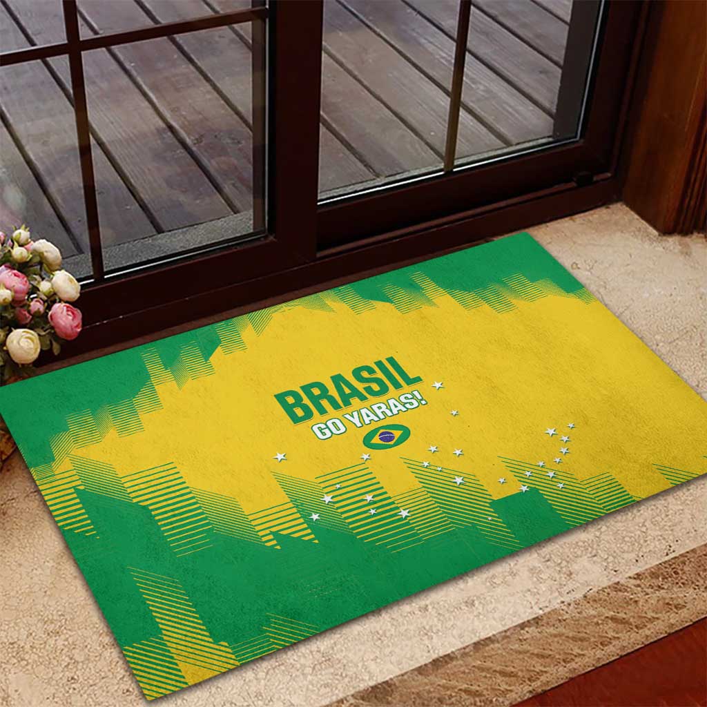 Brasil Rugby 2025 Rubber Doormat Go Champions Yaras - Wonder Print Shop