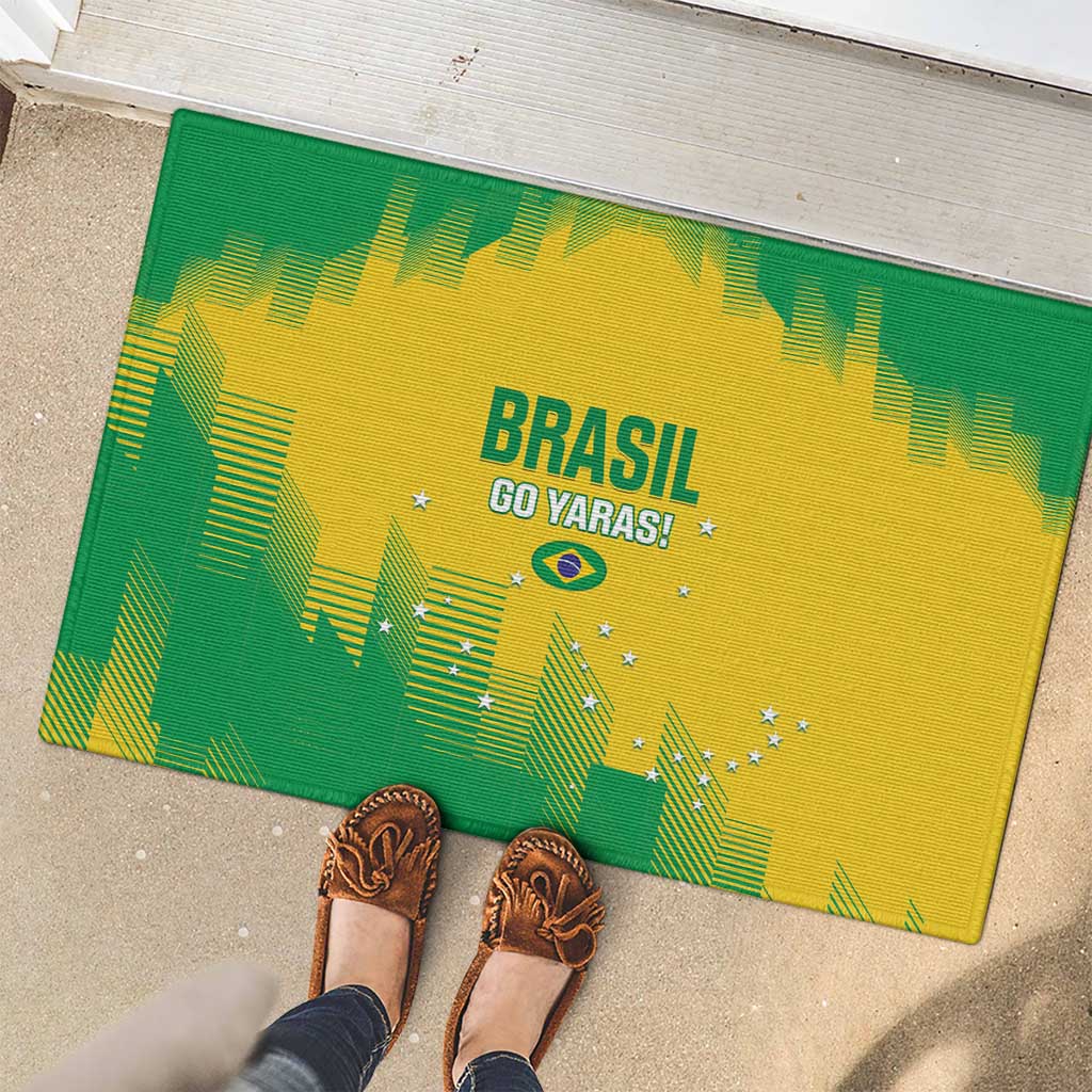 Brasil Rugby 2025 Rubber Doormat Go Champions Yaras - Wonder Print Shop