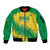 Custom Brasil Rugby 2025 Sleeve Zip Bomber Jacket Go Champions Yaras - Wonder Print Shop