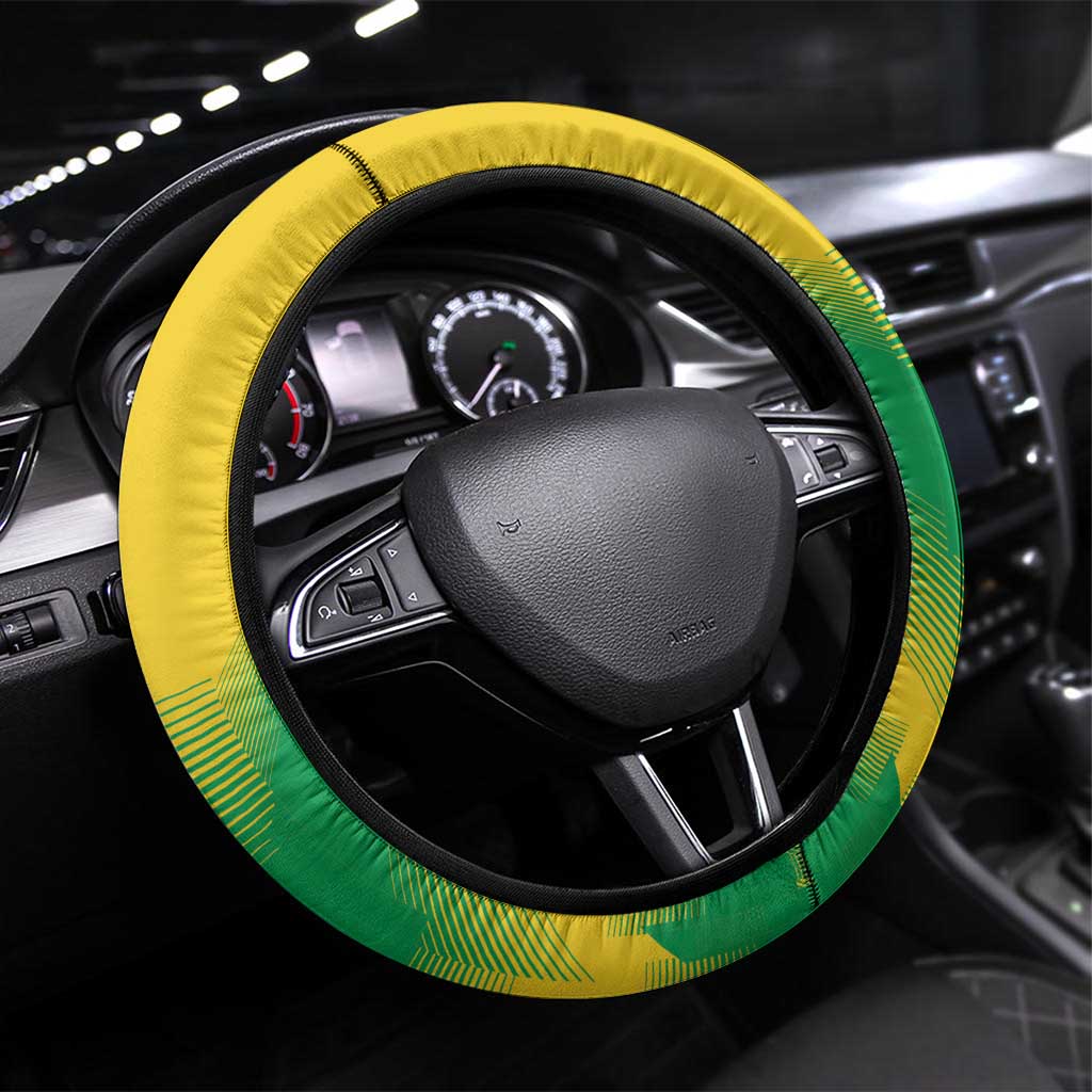 Brasil Rugby 2025 Steering Wheel Cover Go Champions Yaras - Wonder Print Shop