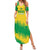 Custom Brasil Rugby 2025 Summer Maxi Dress Go Champions Yaras - Wonder Print Shop