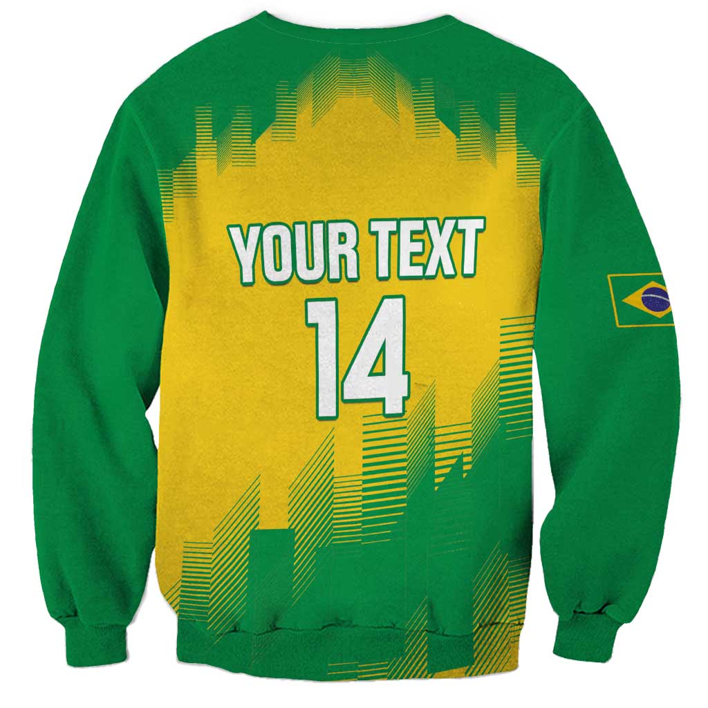 Custom Brasil Rugby 2025 Sweatshirt Go Champions Yaras - Wonder Print Shop