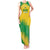 Custom Brasil Rugby 2025 Tank Maxi Dress Go Champions Yaras - Wonder Print Shop