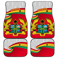 Ghana Independence Day Car Mats Gana Map Happy 67 Years Anniversary - Wonder Print Shop