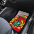 Ghana Independence Day Car Mats Gana Map Happy 67 Years Anniversary - Wonder Print Shop