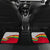 Ghana Independence Day Car Mats Gana Map Happy 67 Years Anniversary - Wonder Print Shop