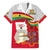 Ghana Independence Day Family Matching Short Sleeve Bodycon Dress and Hawaiian Shirt Gana Map Happy 67 Years Anniversary