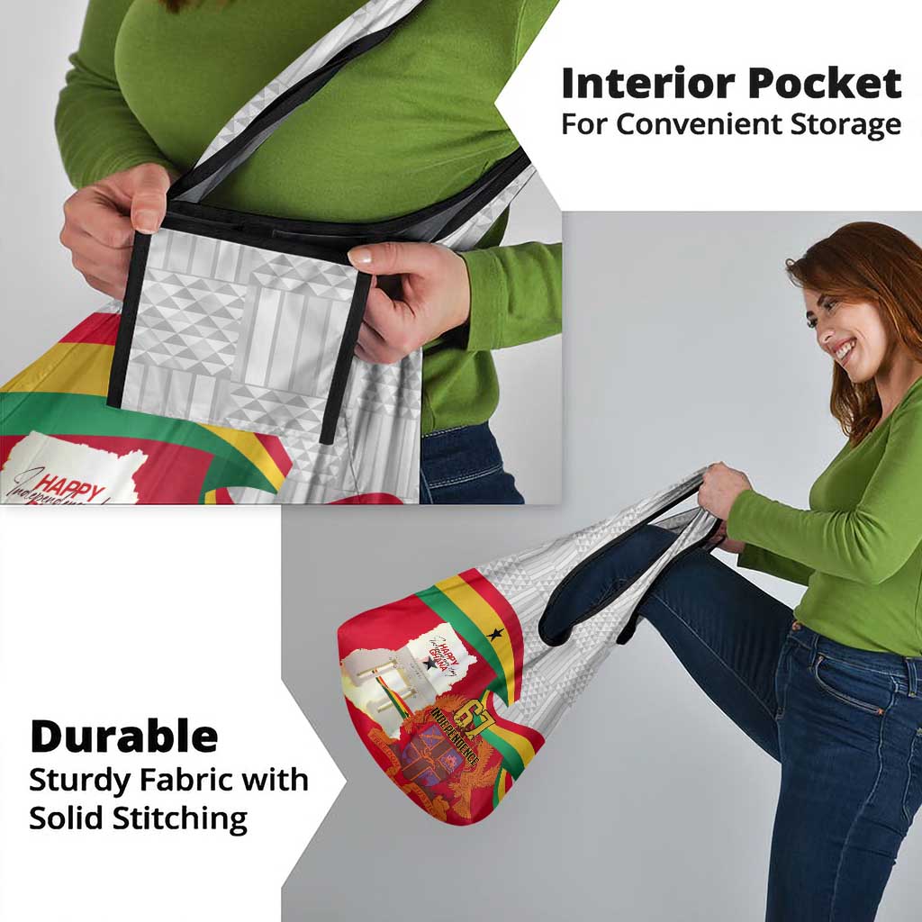 Ghana Independence Day Grocery Bag Gana Map Happy 67 Years Anniversary