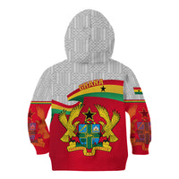 Ghana Independence Day Kid Hoodie Gana Map Happy 67 Years Anniversary - Wonder Print Shop