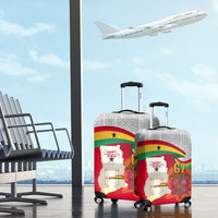 Ghana Independence Day Luggage Cover Gana Map Happy 67 Years Anniversary - Wonder Print Shop