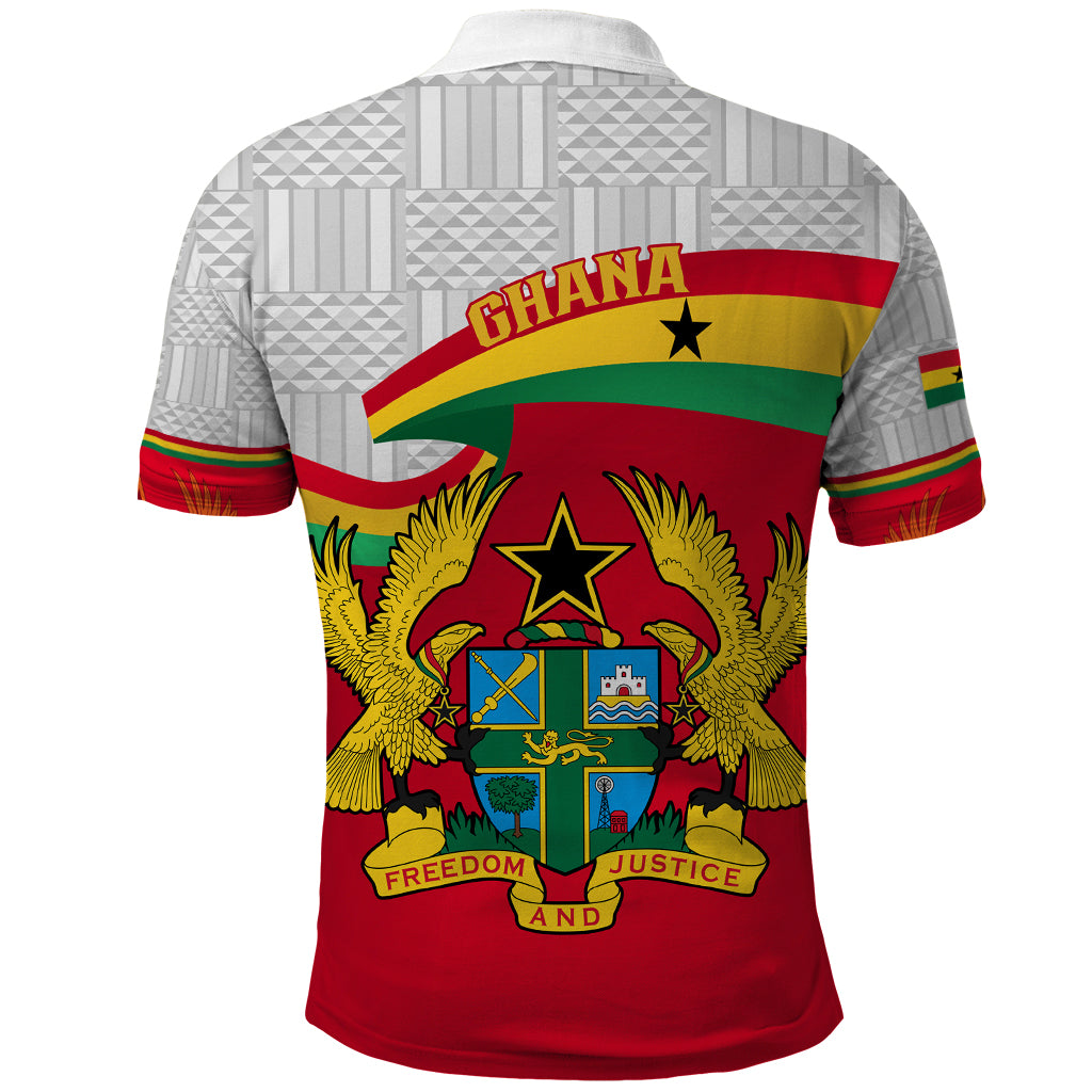 Ghana Independence Day Polo Shirt Gana Map Happy 67 Years Anniversary - Wonder Print Shop